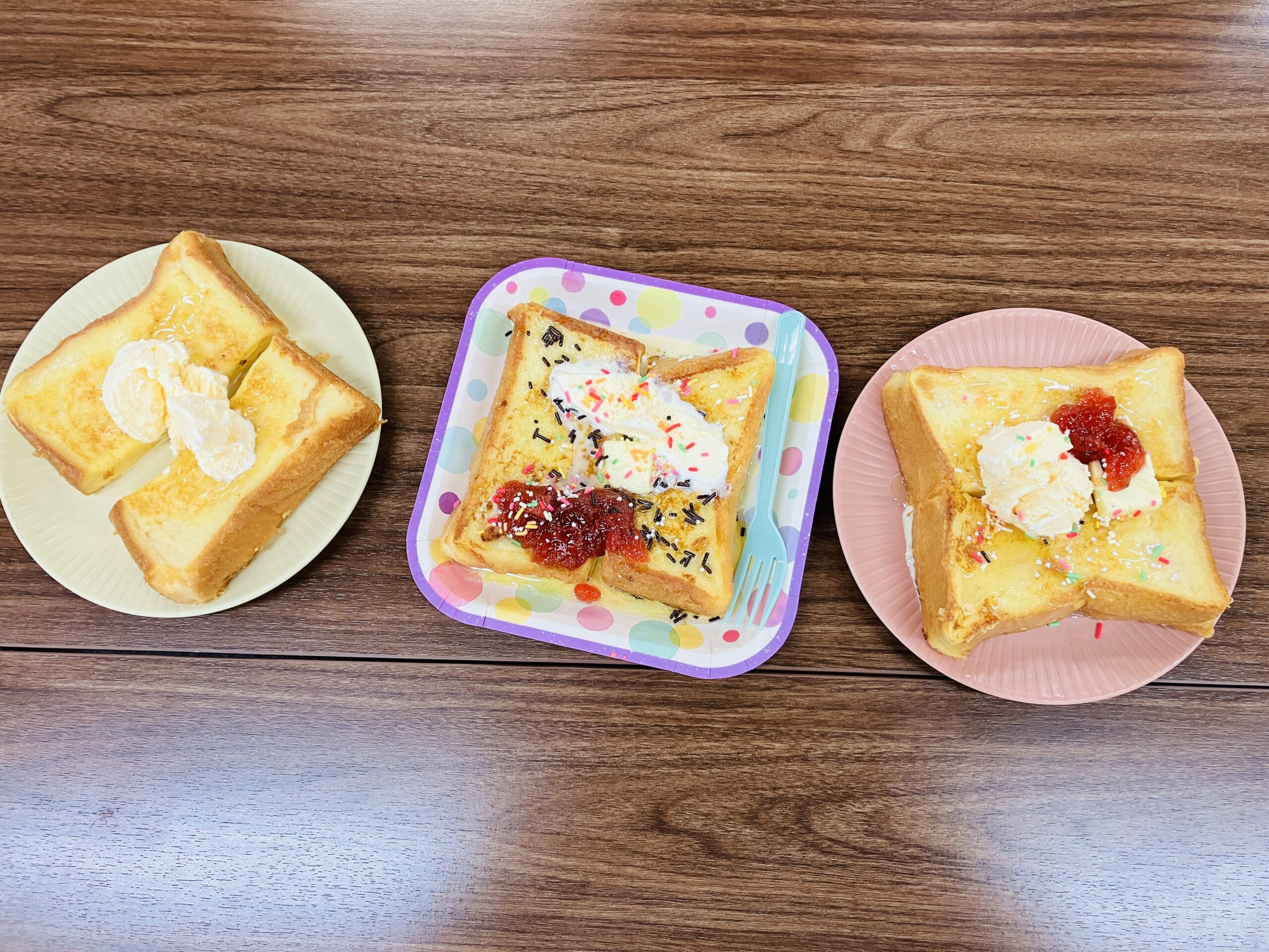 【調理イベント】フレンチトーストを作りました！