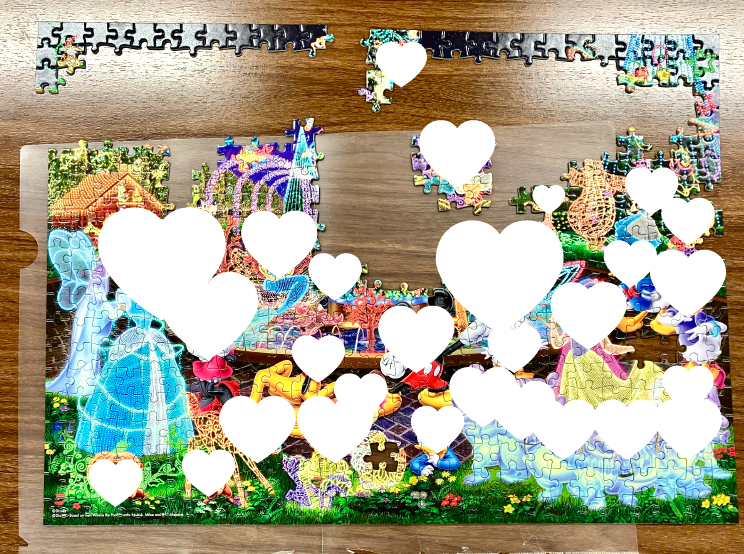 ジグソーパズルを楽しみました‼️