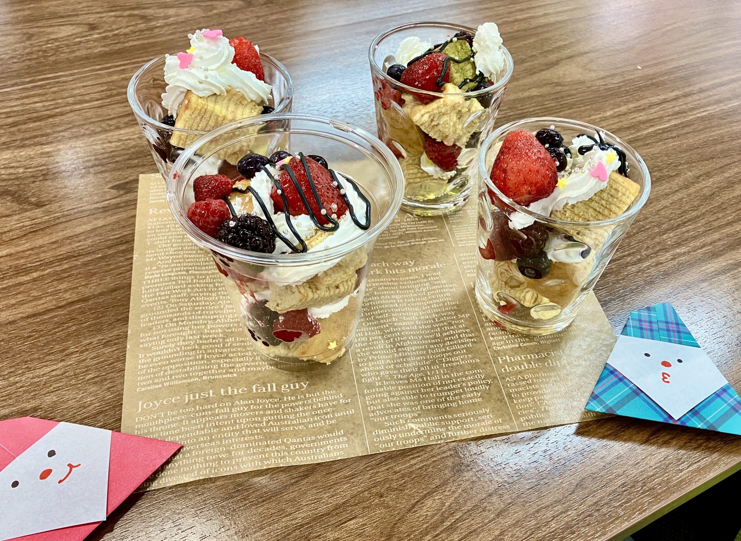 【調理イベント】トライフル作り♪ファミチキと共にクリスマス気分🎄✨