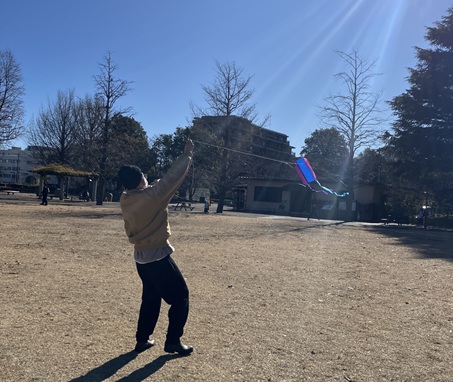 年初イベント🎍凧あげ&お雑煮🪁