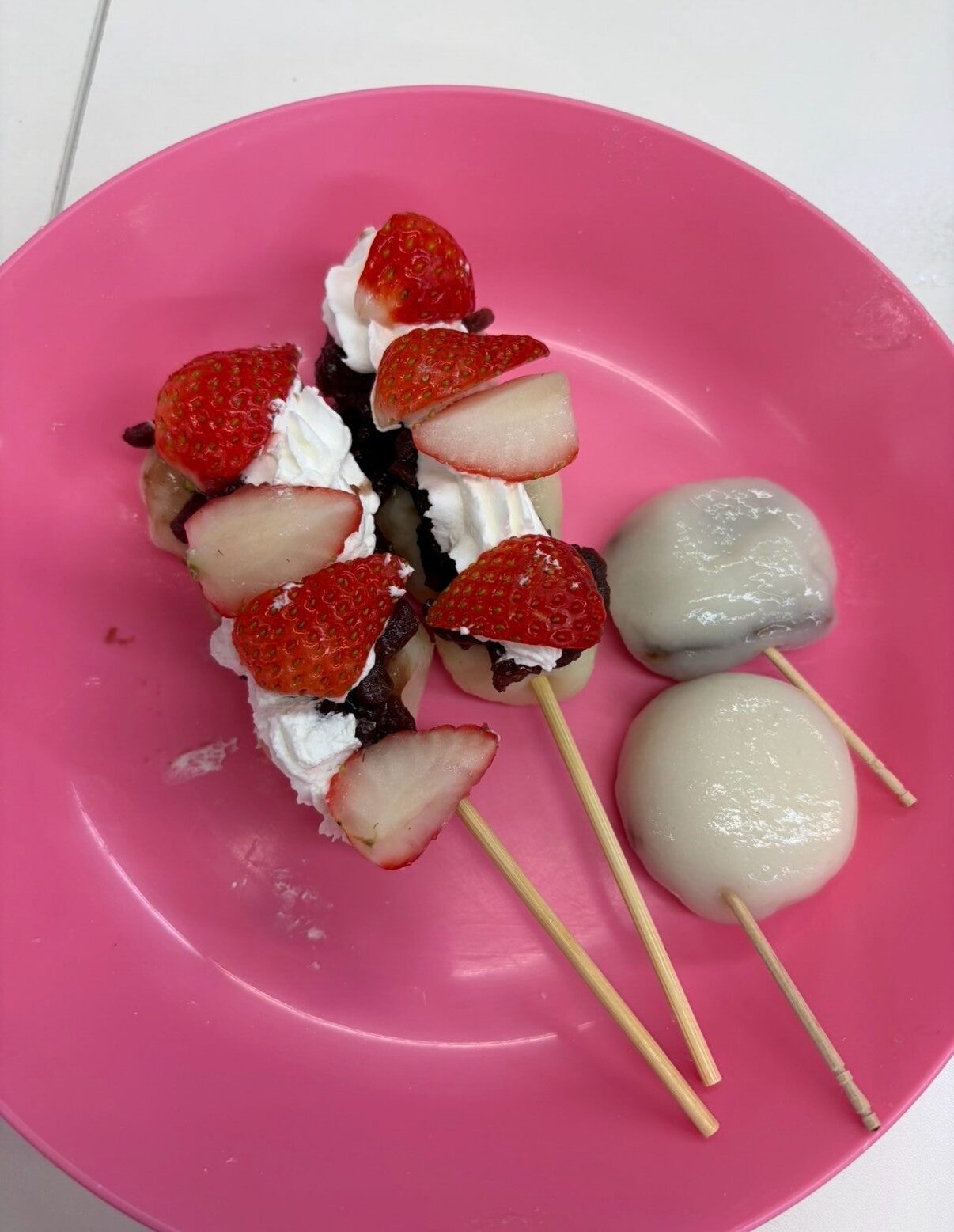 白玉団子でワーク！？