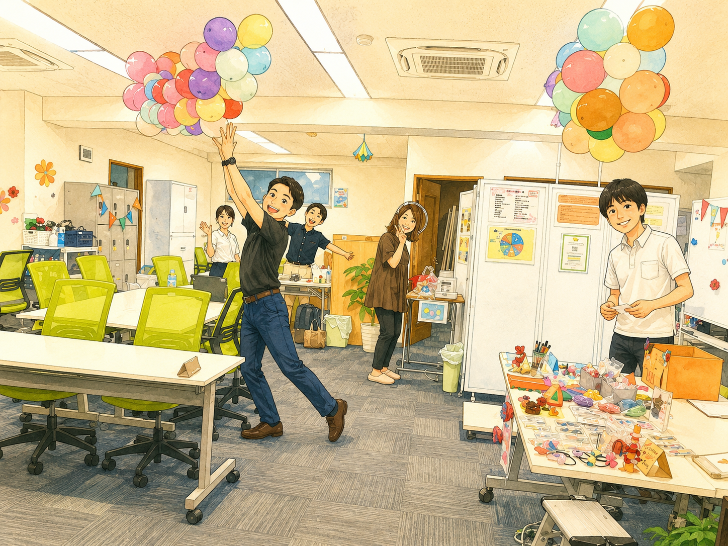 明日はLIIMO大正の夏祭りです!