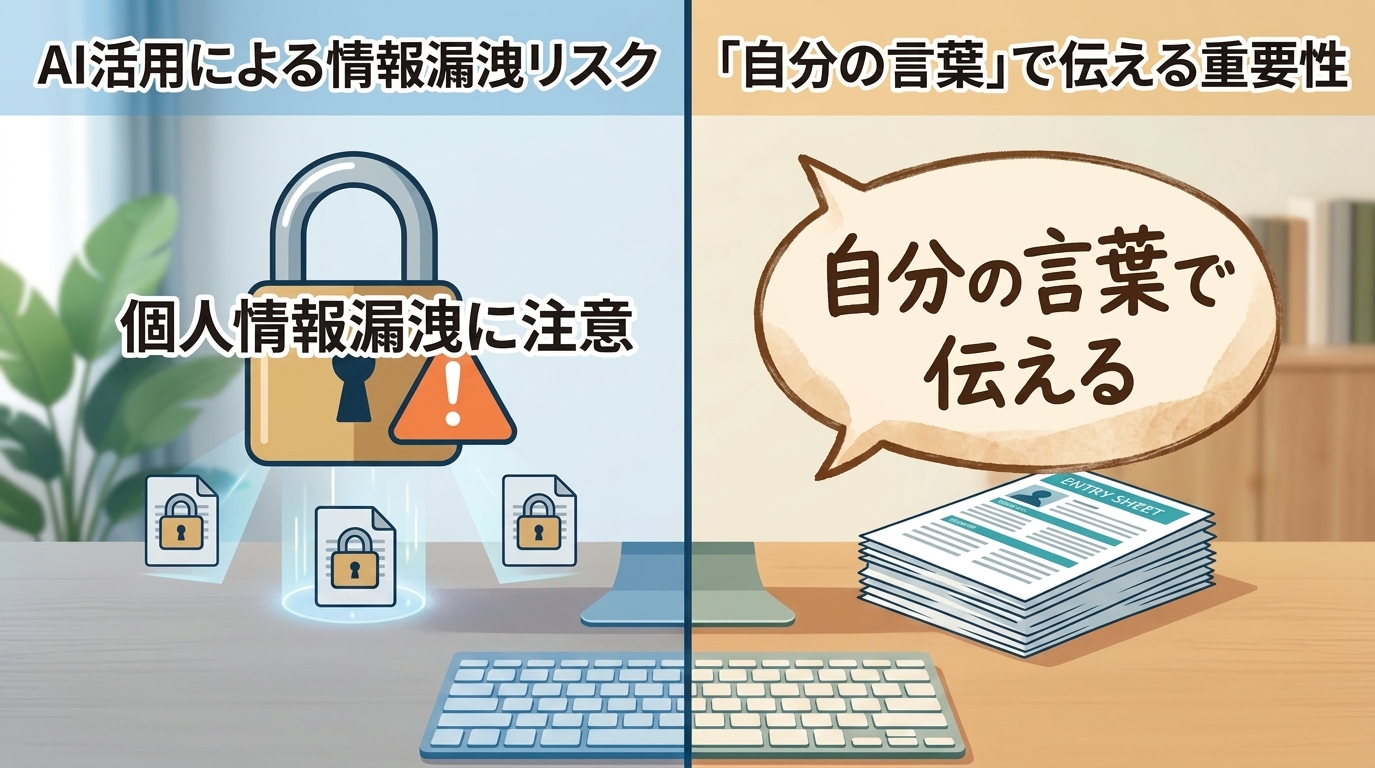 『就職活動でのAI活用法|便利さに潜むリスクと「自分の言葉」の伝え方』