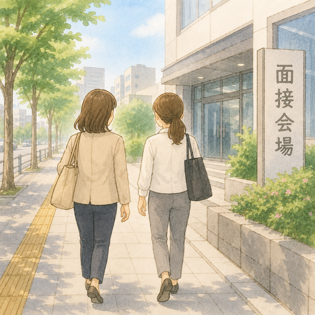 面接同行してきました!