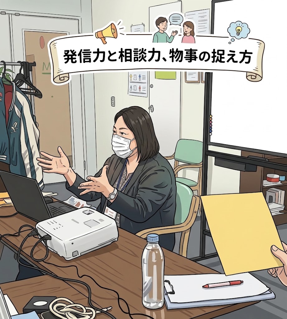 【プログラム紹介】大人気講座!外部講師・渡部先生による『発信力と相談力、物事の捉え方』を開催しました!